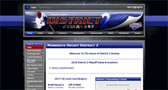 Desktop Screenshot of d2hockey.org